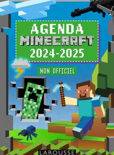 Agenda scolaire MINECRAFT 2024-2025